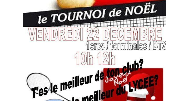 TOURNOI DE NOEL DE BADMINTON